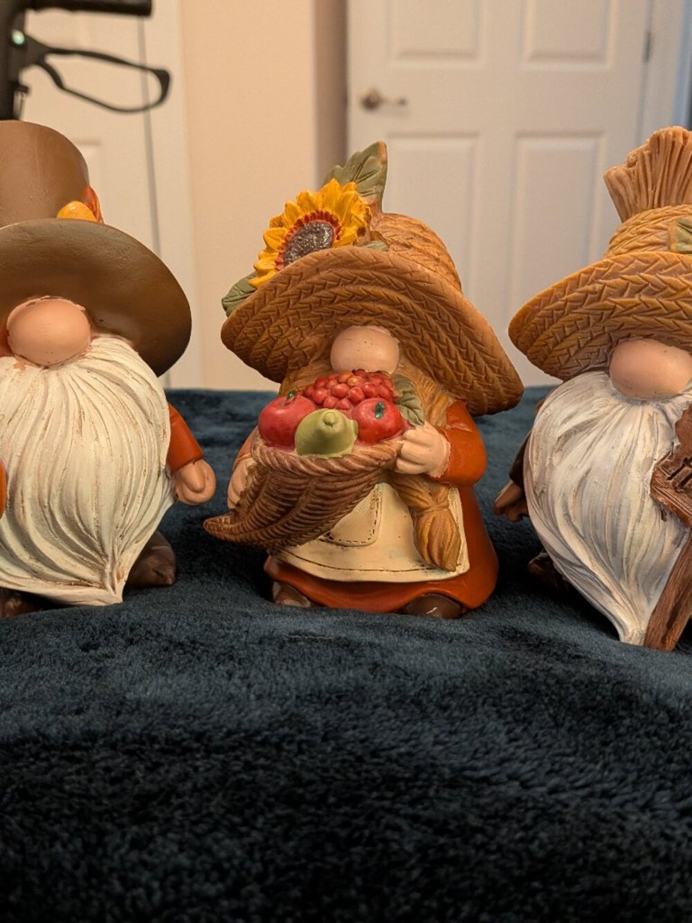 Trio of Fall Gnomes
